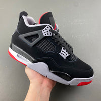 Mid Top Sneakers, Black Red Gray Colorway, Lace Up Design, Casual Gift for Sneaker Fans