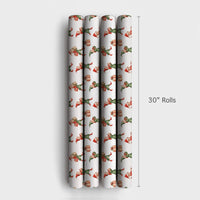 Retro Holiday Elf Gift Wrap, Vintage Christmas Elves Wrapping Paper, Whimsical Christmas Wrapping Paper, Nostalgic Xmas Present Paper Roll