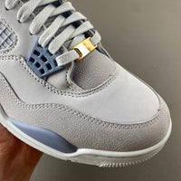 Low Top Sneakers, Gray Blue Colorway, Lace Up Design, Casual Gift for Sneaker Fans