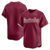 Garnet Florida State Seminoles Baseball Limited Jersey