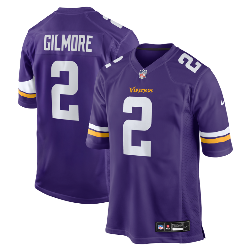 Minnesota Vikings Stephon Gilmore Purple Game Jersey