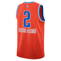 Oklahoma City Thunder Statement Edition Swingman Jersey - Orange - Shai Gilgeous-Alexander