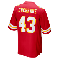 Kansas City Chiefs Jack Cochrane Red Game Player Jersey