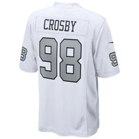 Las Vegas Raiders Maxx Crosby White Alternate Game Jersey