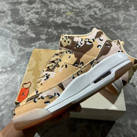 High Top Sneakers, Beige Black Colorway, Camouflage Pattern, Lace Up Design, Casual Gift for Sneaker Fans