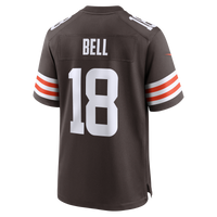 Cleveland Browns David Bell Brown Game Jersey