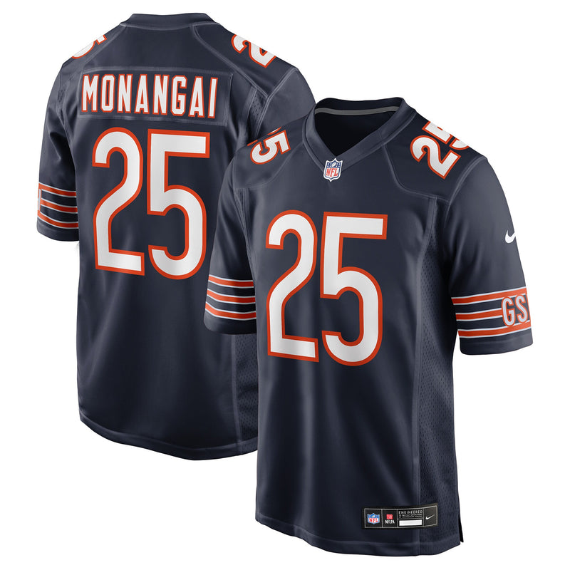 Chicago Bears Kyle Monangai Navy Team Game Jersey