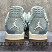 Mid Top Sneakers, Blue Colorway, Lace Up Design, Casual Gift for Sneaker Fans