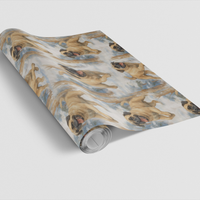 English Mastiff Dog Holiday Gift Wrap, Mastiff Christmas Wrapping Paper, Winter Canine Present Paper, Big Dog Lover Xmas Wrapping Paper