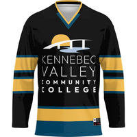 Kennebec Valley Community College Hockey Jersey - Black