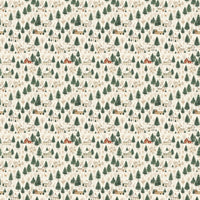 Holiday Scene Gift Wrap, Winter Village Christmas Wrapping Paper, Snowy Town Wrapping Paper, Festive Christmas Gift Wrap, Comfy Holiday Paper
