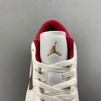 Low Top Sneakers, Burgundy White Brown Colorway, Lace Up Design, Casual Gift for Sneaker Fans