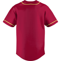 Tuskegee Golden Tigers Lightweight Baseball Jersey - Crimson