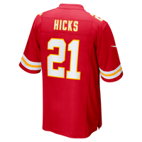 Kansas City Chiefs Jaden Hicks Red Game Jersey