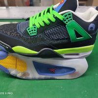 Sneakers, Black Green Colorway, Lace Up Design, Casual Gift for Sneaker Fans