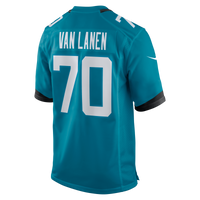 Jacksonville Jaguars Cole Van Lanen Teal Game Player Jersey