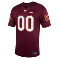 Virginia Tech Hokies NIL Pick-A-Player Football Game Jersey - Maroon
