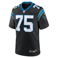 Carolina Panthers Sam Hecht Black Team Game Jersey
