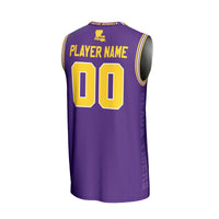 LSU Tigers NIL Pick-A-Player Basketball Icon Print Lightweight Jersey - Purple