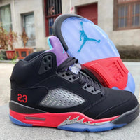 Sneakers, Black Red Purple Colorway, Lace Up Design, Casual Gift for Sneaker Fans