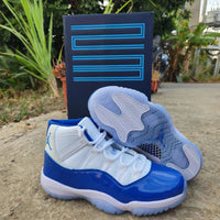 Sneakers, Royal Blue White Colorway, Lace Up Design, Casual Gift for Sneaker Fans