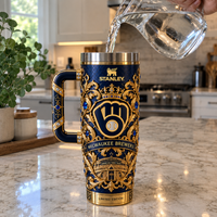 Milwaukee Brewers Regal Emblem Tumbler