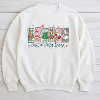 Humorous Holiday Goose Sweater, Jolly Goose Christmas Sweatshirt, Adorable Winter Goose Crewneck, Festive Animal Lover Pullover, Comfy Xmas Present