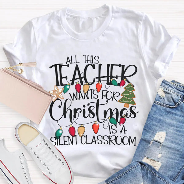 Festive Holiday Graphic Tee, Teacher Christmas Shirt, Adorable Educator Christmas T-Shirt, School Winter Holiday Top, Teacher