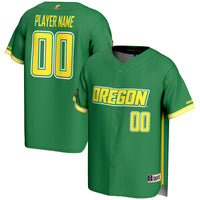 Oregon Ducks NIL Pick-A-Player Lightweight Baseball Jersey - Green