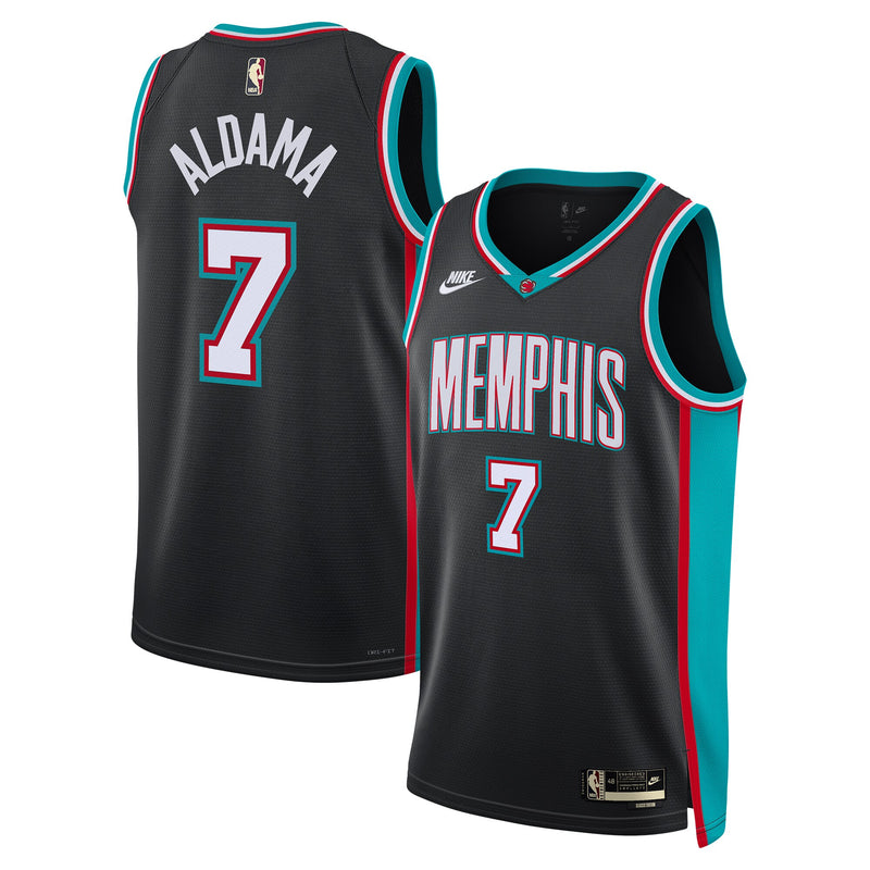 Memphis Grizzlies Classic Edition Jersey - Black - Santi Aldama