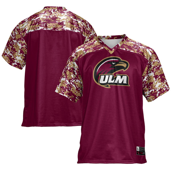 ULM Warhawks Football Jersey - Maroon