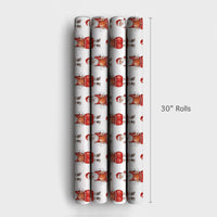 Sports Christmas Gift Wrap, Basketball Jersey Santa Wrapping Paper, Humorous Santa Basketball Holiday Wrapping Paper, Xmas Gift Wrapping Paper