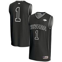 #1 Nevada Wolf Pack Lightweight Basketball Jersey - Black