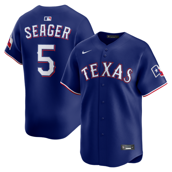 Texas Rangers Corey Seager Royal Alternate 2 Limited Jersey