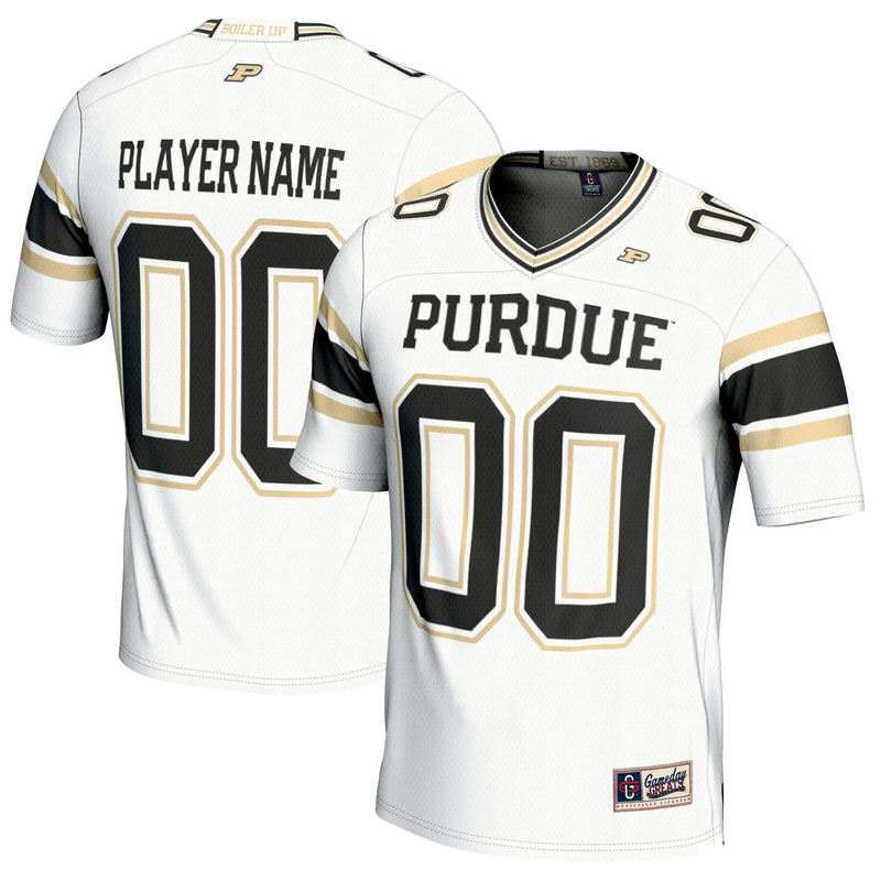 Purdue Boilermakers NIL Pick-A-Player Football Jersey - White
