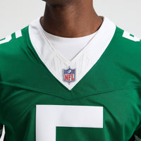 New York Jets Garrett Wilson Legacy Green Team Stitched Limited Jersey