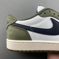 Retro Low Top Sneakers, Olive Green Colorway, Reverse Hook Design, Lace Up Design, Casual Gift for Sneaker Fans
