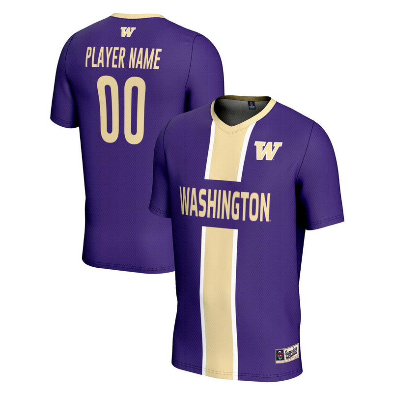 Washington Huskies Pick-A-Player NIL Lightweight Soccer Jersey - Purple