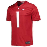 #1 Washington State Cougars Untouchable Football Jersey - Crimson