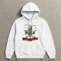 Risque Pin-Up Holiday Graphic Sweatshirt, Milwaukee Christmas Hoodie, Humorous Tool Enthusiast Xmas Pullover, Retro Mechanic Holiday Hoodie