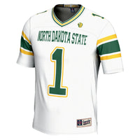 #1 NDSU Bison Endzone Football Jersey - White