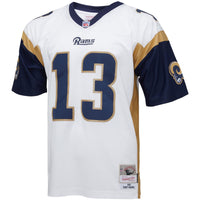 Los Angeles Rams Kurt Warner White Big & Tall 2001 Retired Player Replica Jersey