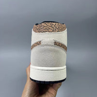 Sneakers, Gray Brown Colorway, Lace Up Design, Casual Gift for Sneaker Fans