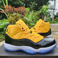 Sneakers, White Black Yellow Colorway, Lace Up Design, Casual Gift for Sneaker Fans