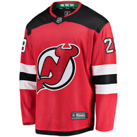 New Jersey Devils Timo Meier Red Home Breakaway Jersey