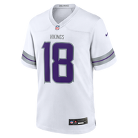 Minnesota Vikings Justin Jefferson White Alternate Game Player Jersey