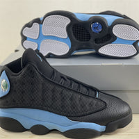 Sneakers, University Blue Black Colorway, Lace Up Design, Casual Gift for Sneaker Fans