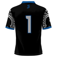#1 San Jose State Spartans Football Jersey - Black