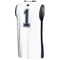 #1 Penn State Nittany Lions Lightweight Basketball Jersey - White
