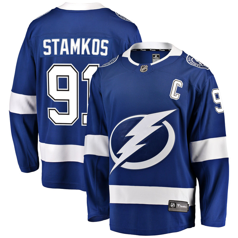 Tampa Bay Lightning Steven Stamkos Blue Breakaway Player Jersey